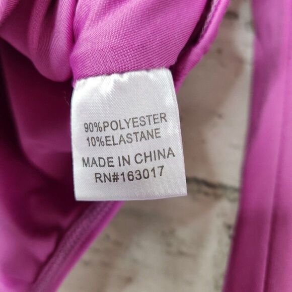 Princess Polly Women Solid Purple Bodysuit  Size 4 Long Sleeve Low Cut Stretch - Picture 8 of 9